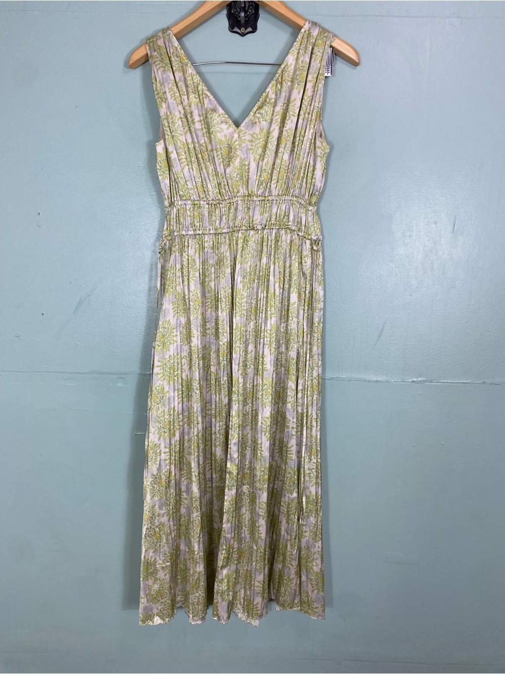 Rebecca Taylor Astera Fluer Dress Green Small - Picture 6 of 7
